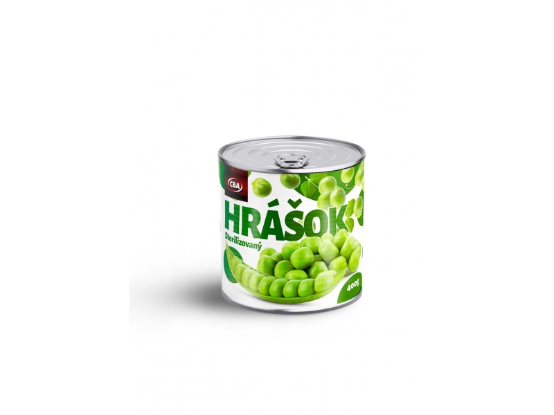 Hrášok sterilizovaný CBA 400g