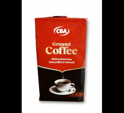 Ground coffee - pražená mletá káva CBA 250g