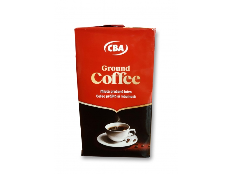 Ground coffee - pražená mletá káva CBA 250g