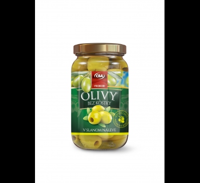 Olivy bez kôstky v slanom náleve CBA 360g