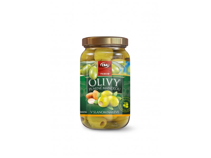 Olivy s mandľou v slanom náleve CBA 360g