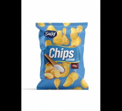 Sneky Chips solené CBA 75g