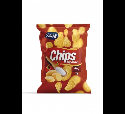 Sneky Chips paprikové CBA 75g