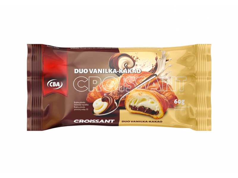 Croissant DUO vanilka - kakao CBA 60g