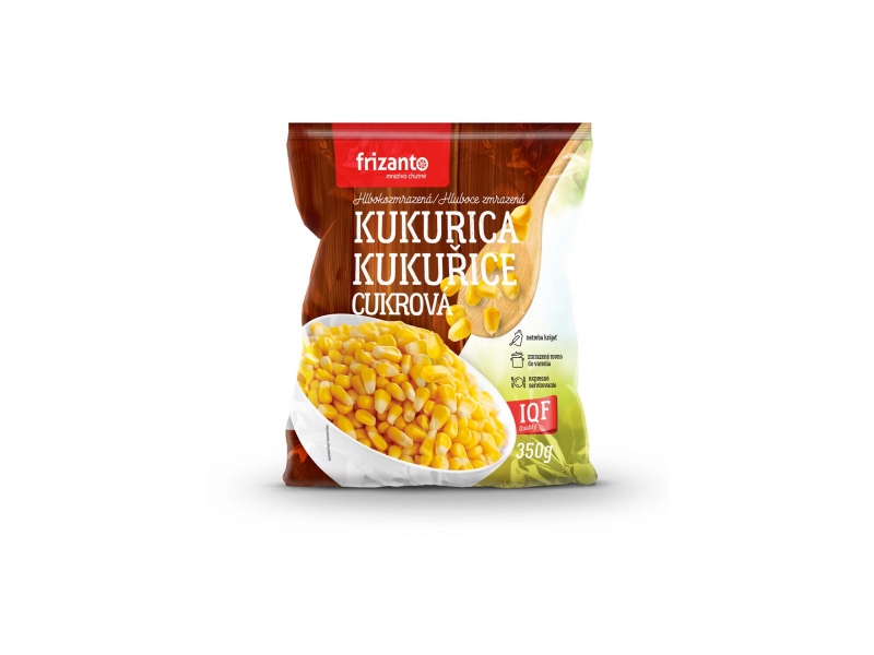 CBA Frizanto hlbokozmrazená kukurica cukrová 350g