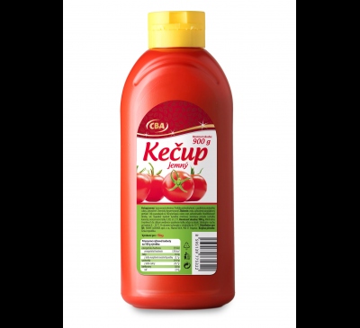 Kečup jemný CBA (plast) 900g