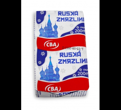 Ruská zmrzlina CBA 200ml