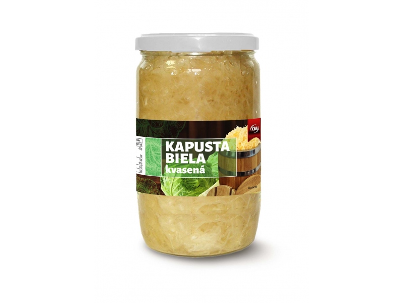 Kapusta biela kvasená CBA 640g