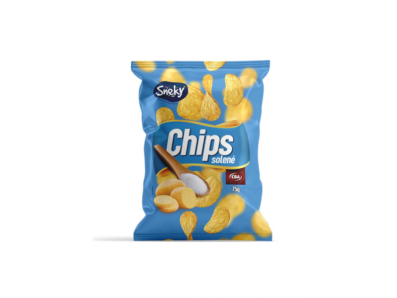 Sneky Chips solené CBA 75g