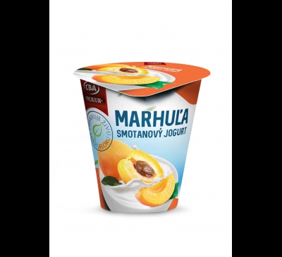 Smotanový jogurt  marhuľový CBA Premium 145g