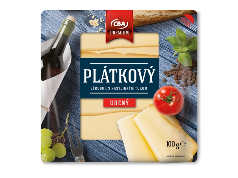 Plátky údené CBA 100g