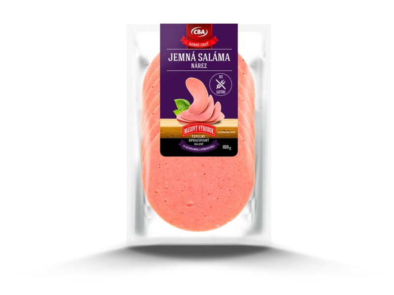 Jemná saláma nárez CBA 100g