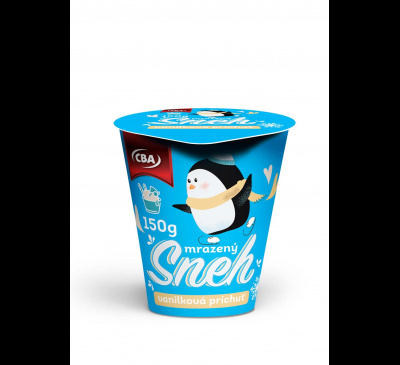 Mrazený sneh vanilková príchuť CBA 350ml