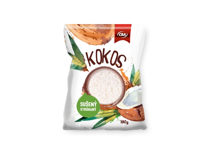 Kokos sušený strúhaný CBA 180g