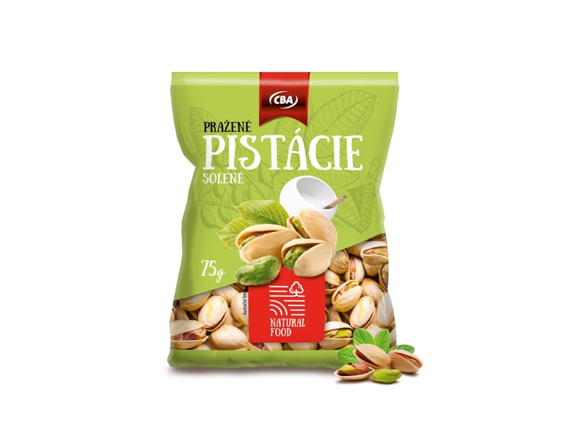 Pistácie pražené solené CBA 75g