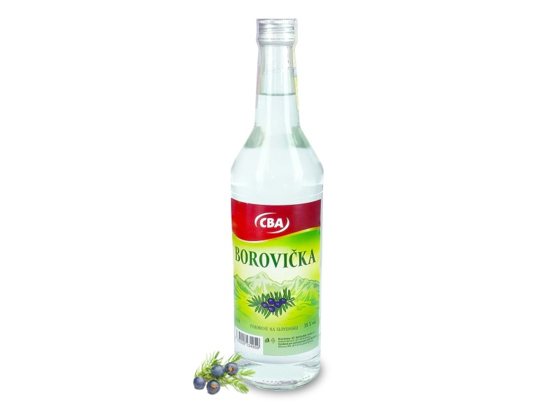 Borovička 40% CBA 1L