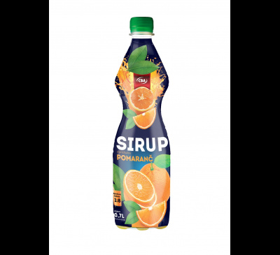 CBA Sirup s príchuťou pomaranč 0,7l