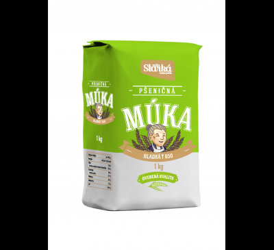 Naša starká pšeničná múka výberová hladká T650 CBA 1kg