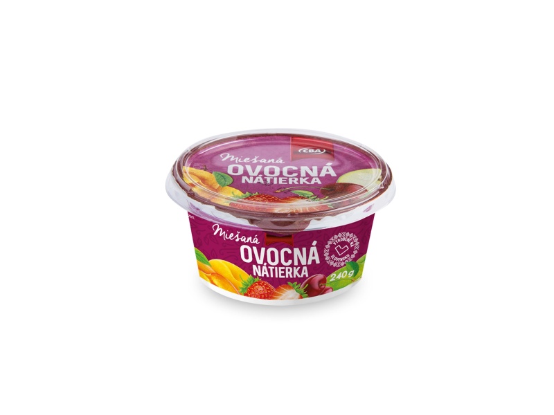 Miešaná ovocná nátierka CBA 240g