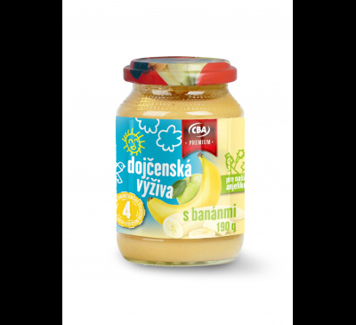 Dojčenská výživa s banánmi CBA Premium 190g