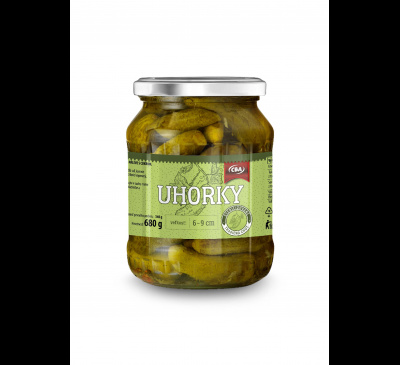 Uhorky 6-9cm CBA 680g