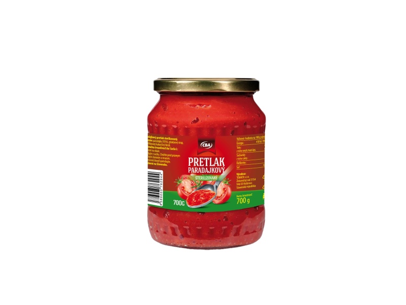 Paradajkový pretlak sterilizovaný CBA 700g