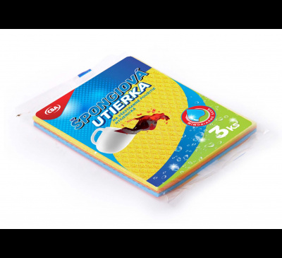 Špongiová utierka CBA 3ks