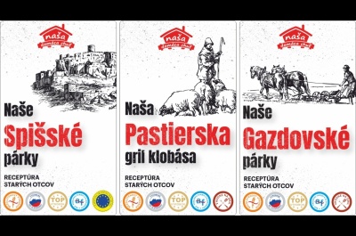 Naša mäsovýroba-nová séria etikiet