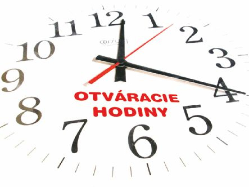 Zmena otváracích hodín 1. a 17.11.2025